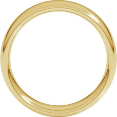 10K Yellow Gold 6 mm Comfort-Fit European-Style Band Size 8.5