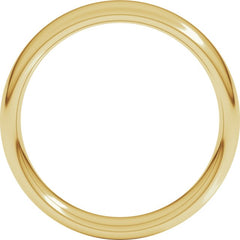 18K Yellow Gold 5 mm Comfort-Fit European-Style Band Size 8