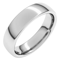 Platinum 5 mm Comfort-Fit European-Style Band Size 9
