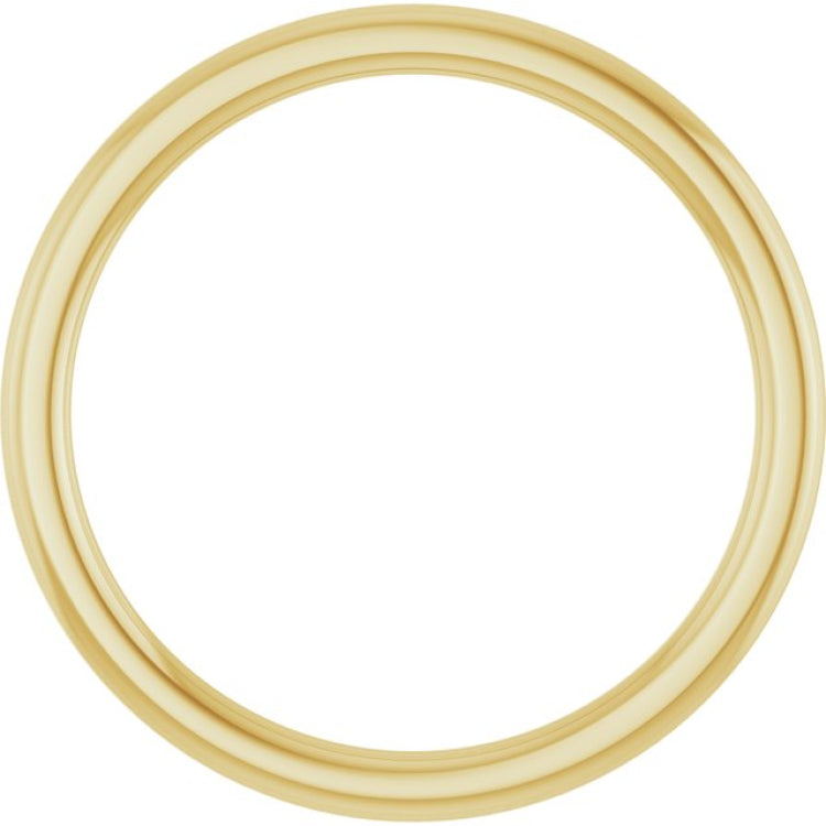 14K Yellow Gold 1.5 mm Comfort-Fit European-Style Band Size 6.5