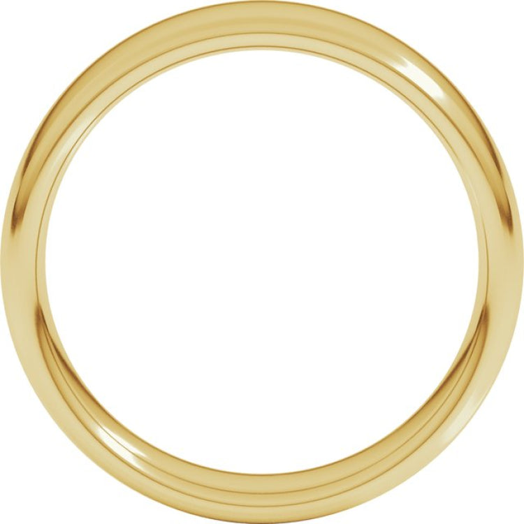 14K Yellow Gold 5.5 mm Comfort-Fit European-Style Band Size 14