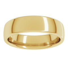 14K Yellow Gold 5.5 mm Comfort-Fit European-Style Band Size 8.5