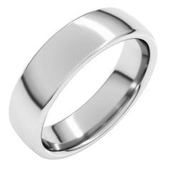 14K White Gold 5.5 mm Comfort-Fit European-Style Band Size 9.5
