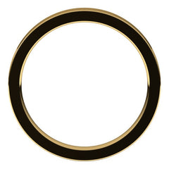 14K Yellow Gold 2.5 mm Comfort-Fit Flat Band Size 7.5