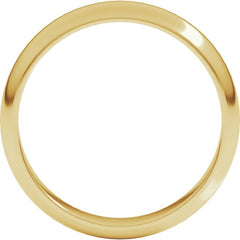10K Yellow Gold 4 mm Half Round Band Size 5.5