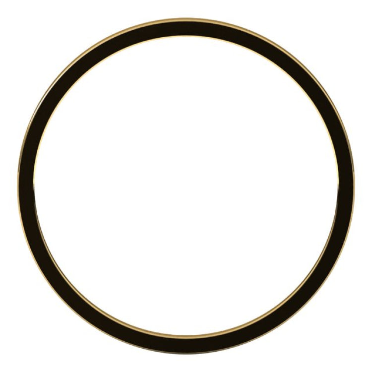 14K Yellow Gold 1 mm Ultra-Lightweight Flat Band Size 7