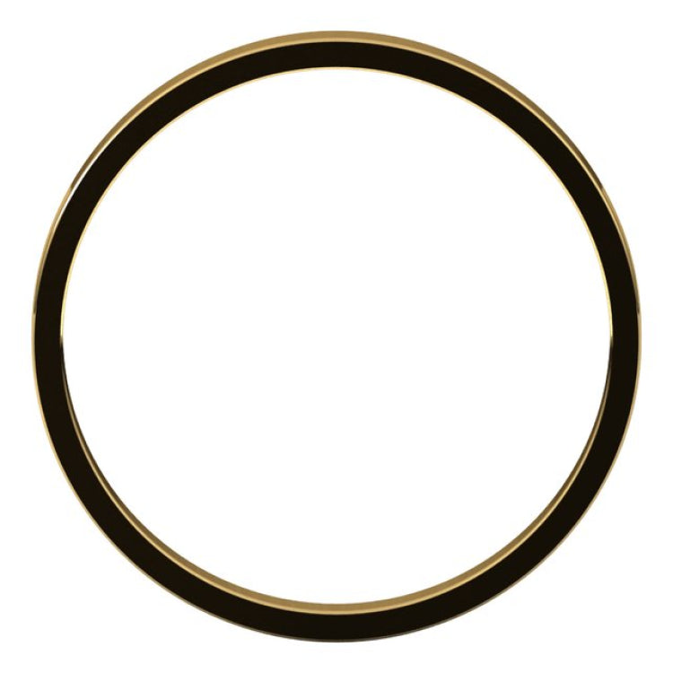 14K Yellow Gold 2 mm Ultra-Lightweight Flat Band Size 7