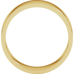 10K Yellow Gold 6 mm Flat Band Size 10.5