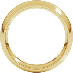 10K Yellow Gold 5.5 mm Comfort-Fit Half Round Band Size 8