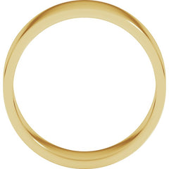 10K Yellow Gold 7 mm Flat Band Size 11.5