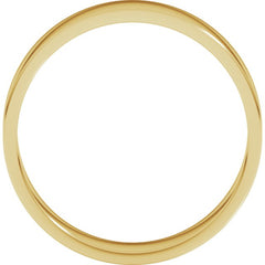 10K Yellow Gold 5.5 mm Flat Band Size 9