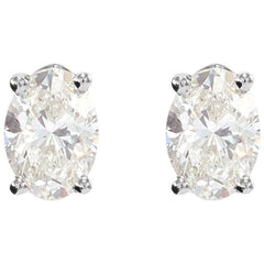 14K White Gold 1/3 CTW Lab-Grown Diamond Earrings