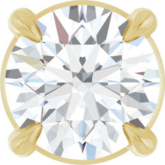 14K Yellow Gold 1/2 CT Lab-Grown Diamond Pendant