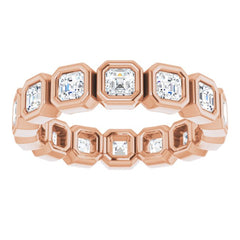 14K Rose 1 5/8 CTW Natural Diamond Eternity Band Size 7