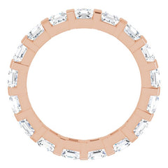 14K Rose 1 9/10 CTW Natural Diamond Eternity Band Size 7