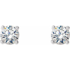 Platinum 1/4 CTW Natural Diamond Cocktail-Style Earrings