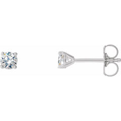 14K White Gold 1/4 CTW Natural Diamond Cocktail-Style Earrings