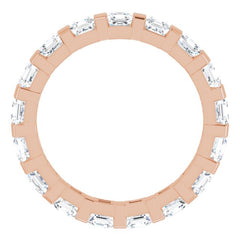 14K Rose 1 3/4 CTW Natural Diamond Eternity Band Size 5