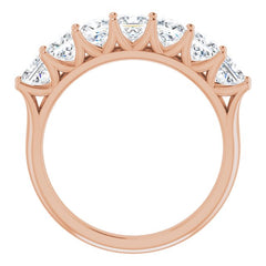 14K Rose 1 3/4 CTW Natural Diamond Anniversary Band