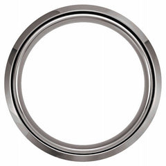 Tungsten 8 mm Beveled-Edge Comfort-Fit Band Size 11.5