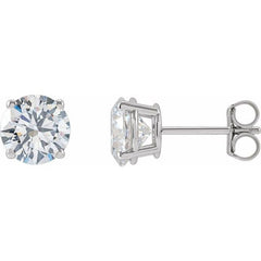 14K White 2 CTW Lab-Grown Diamond Earrings