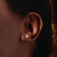 14K Yellow Gold 4 CTW Lab-Grown Diamond Earrings